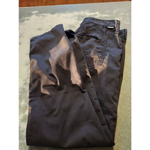 Mother The Looker Crop in Island Fever Black Pants Size 26 - Picture 2 of 6